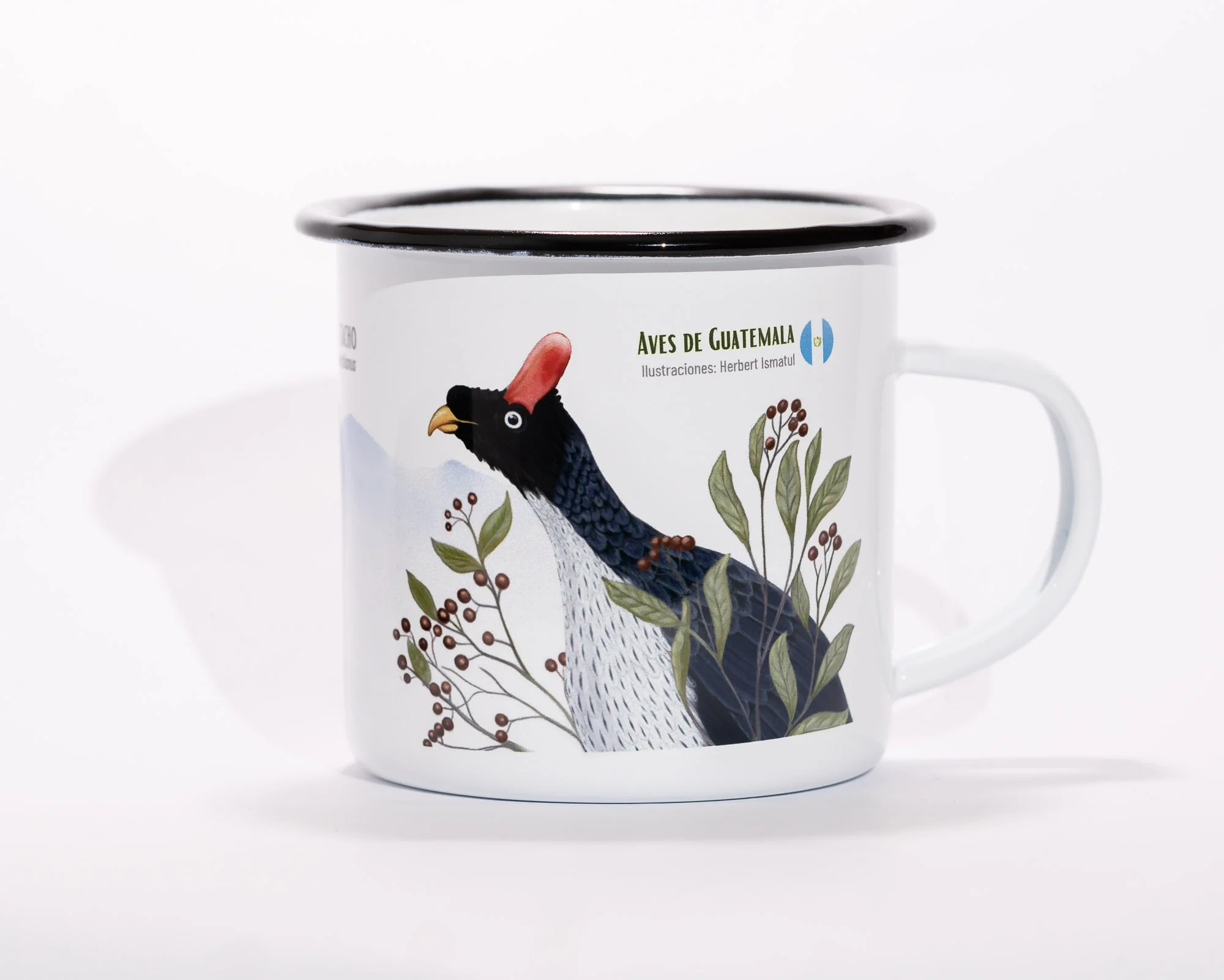Taza peltre pavo de cacho