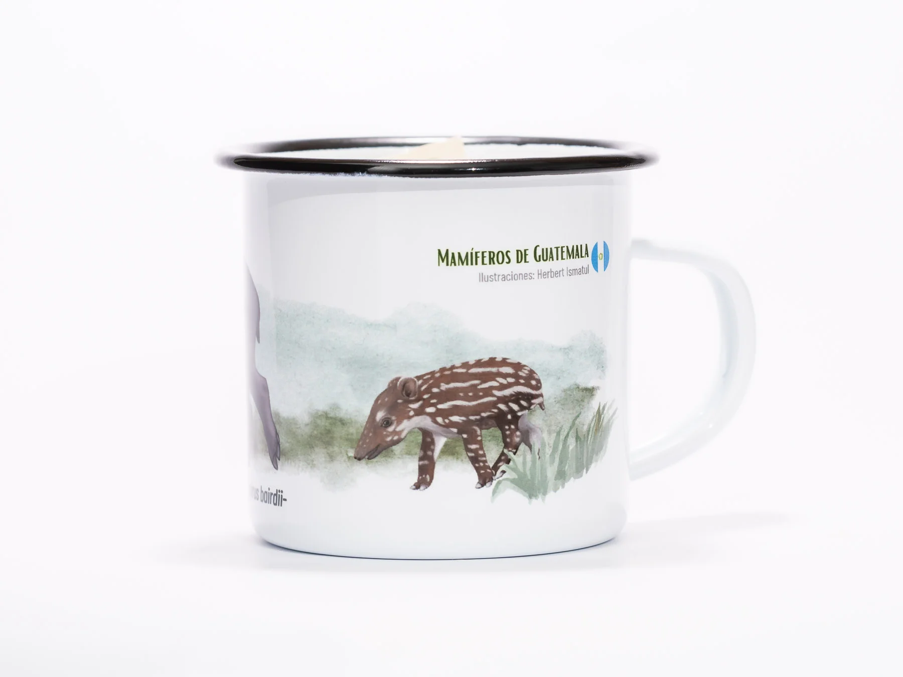 Taza peltre tapir