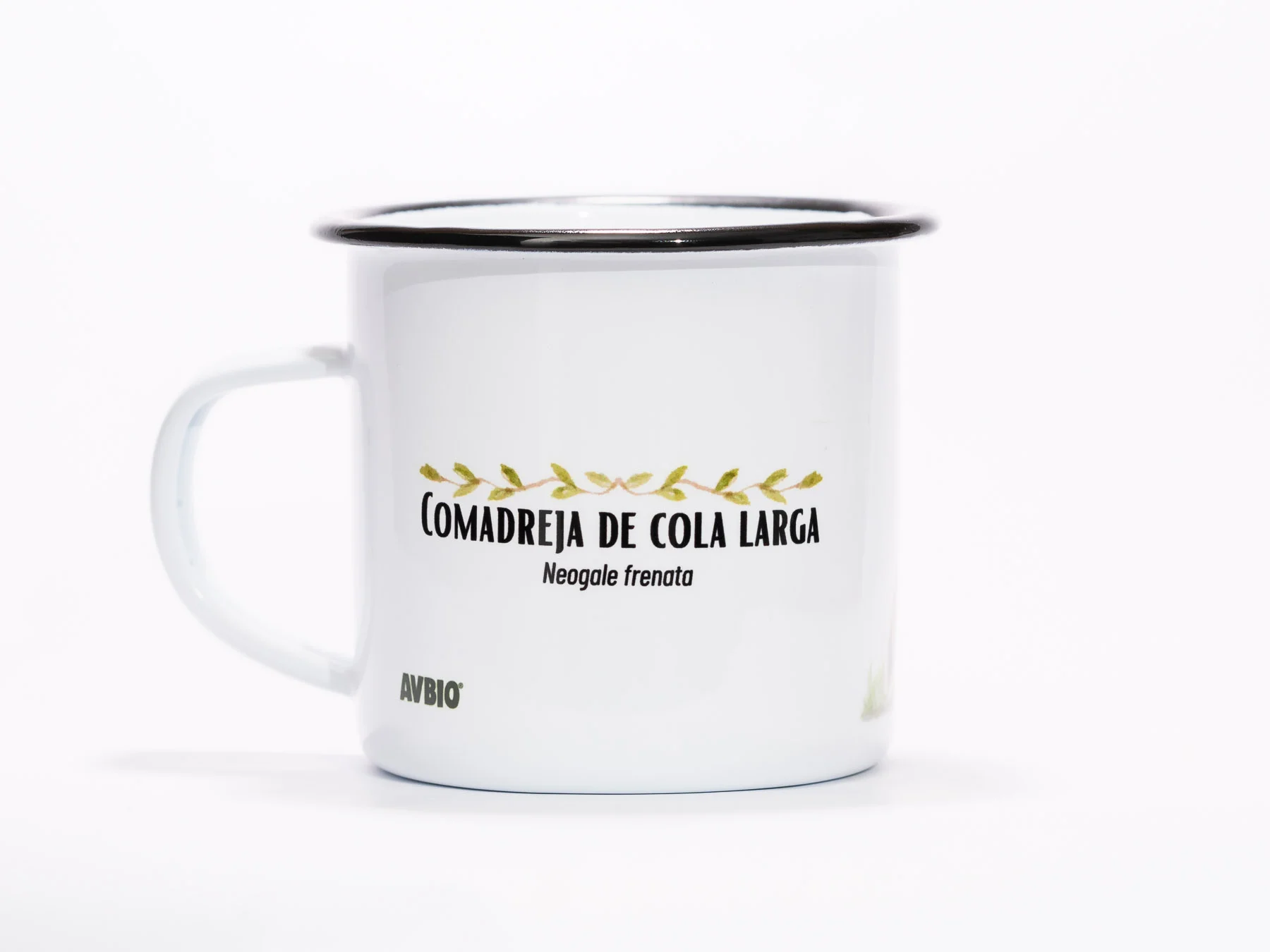 Taza peltre comadreja