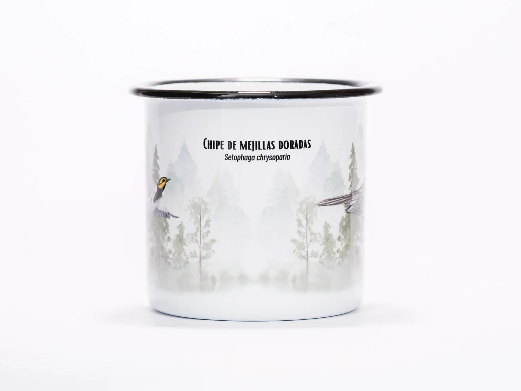 Taza peltre chipe