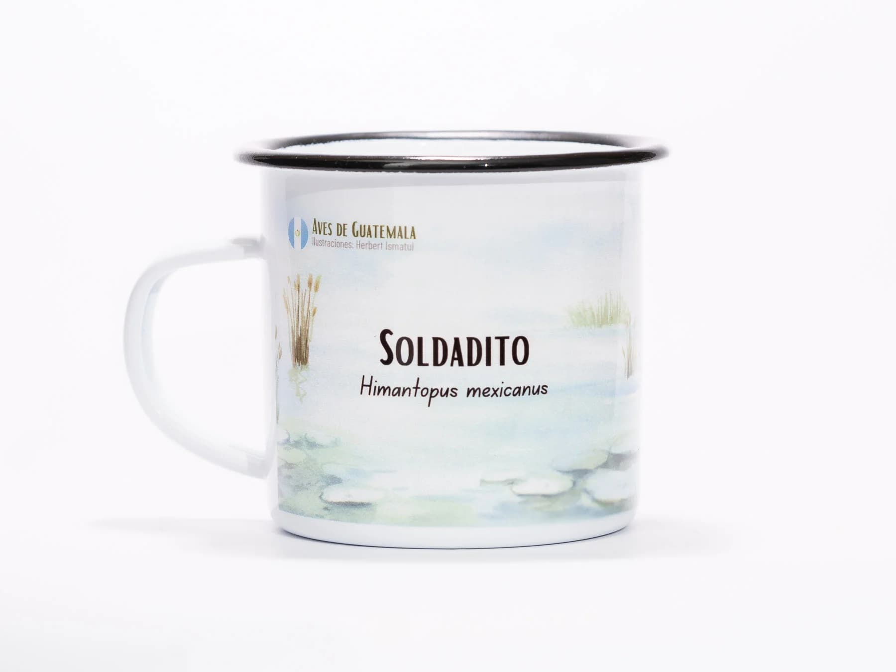 Taza peltre soldadito