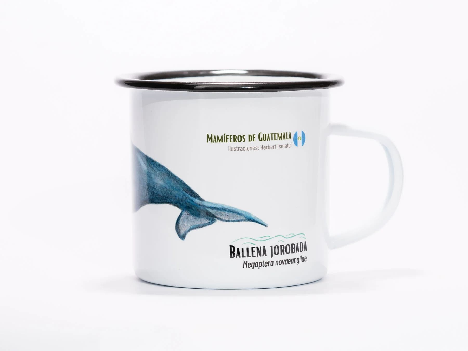 taza peltre ballena